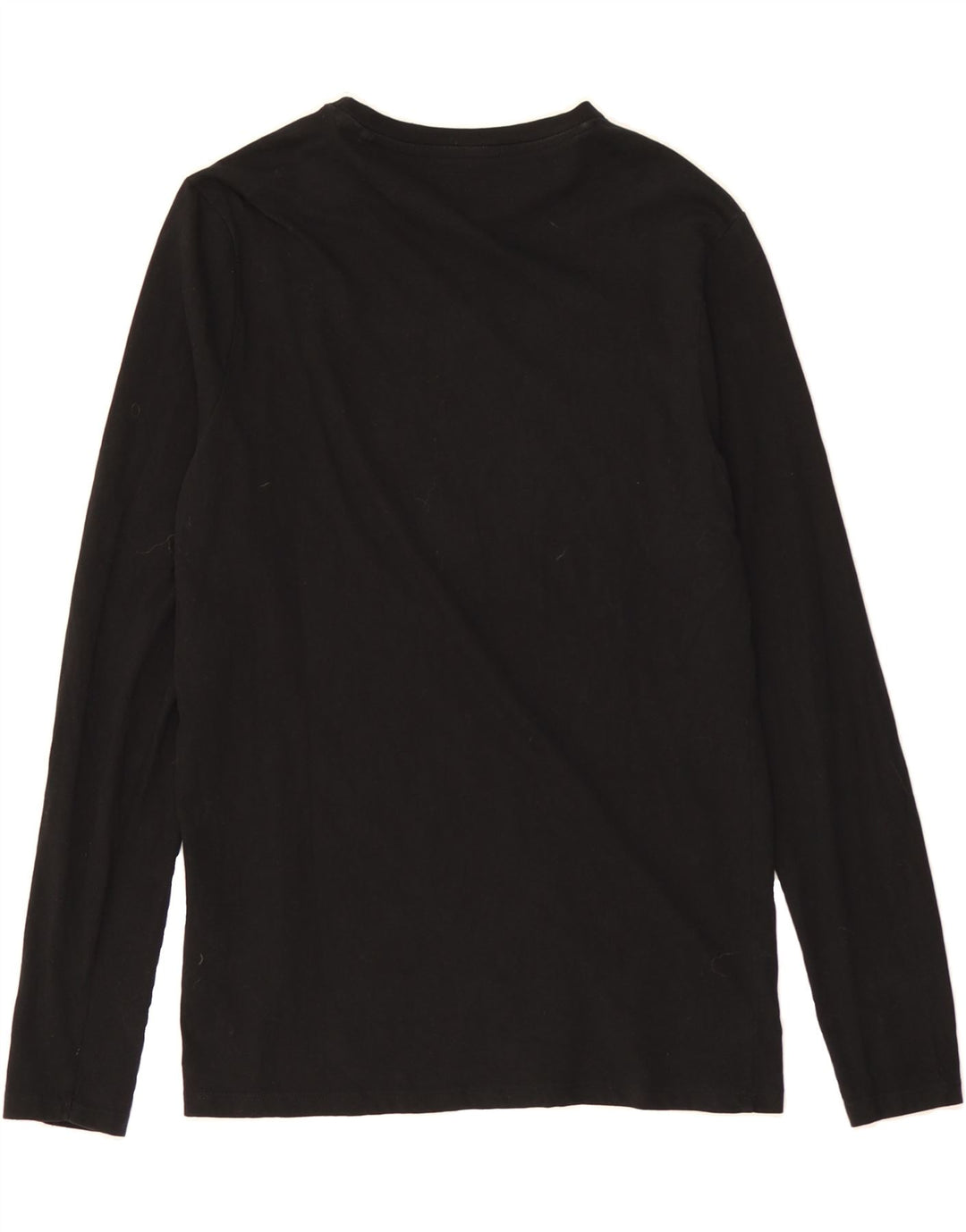 GUESS Womens Graphic Top Long Sleeve UK 12 Medium Black Cotton Vintage Guess and Second-Hand Guess from Messina Hembry 