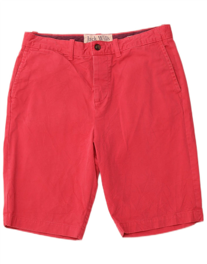 Jack Wills Mens Chino Shorts W34 Large  Pink Cotton