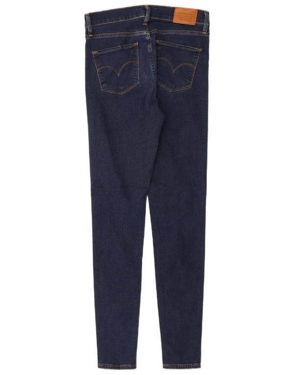 LEVI'S Womens Skinny Jeans W27 L30 Blue Cotton