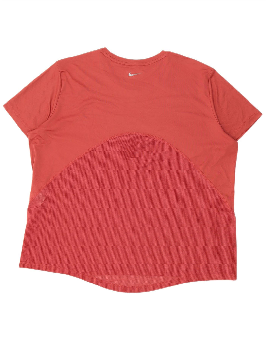 Nike Womens Dri Fit T-Shirt Top UK 18 XL Pink Polyester