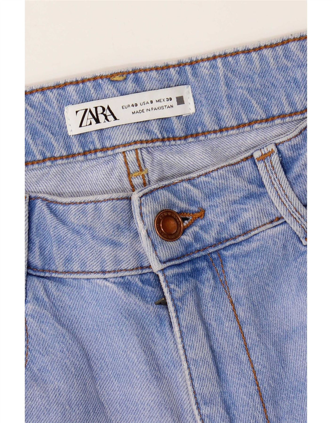 Zara Womens Tapered Jeans EU 40 Medium W30 L28 Blue