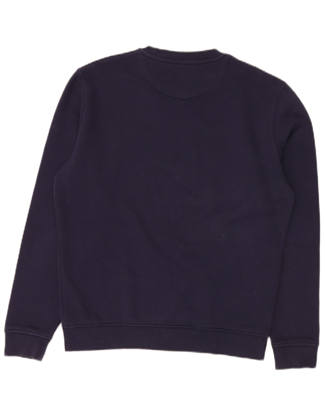 Lyle & Scott Mens Sweatshirt Jumper Small Navy Blue Cotton
