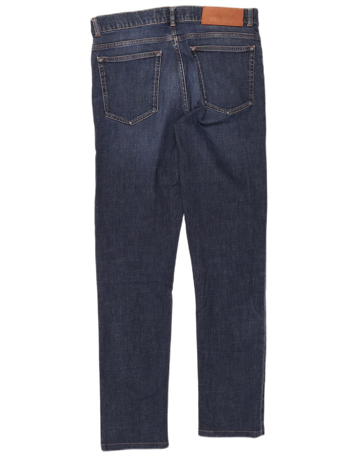 TRUSSARDI Mens Slim Jeans W34 L32  Navy Blue