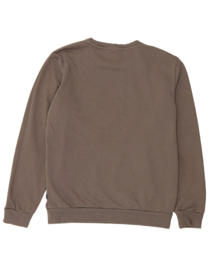 Puma Mens Sweatshirt Jumper Small Grey Cotton