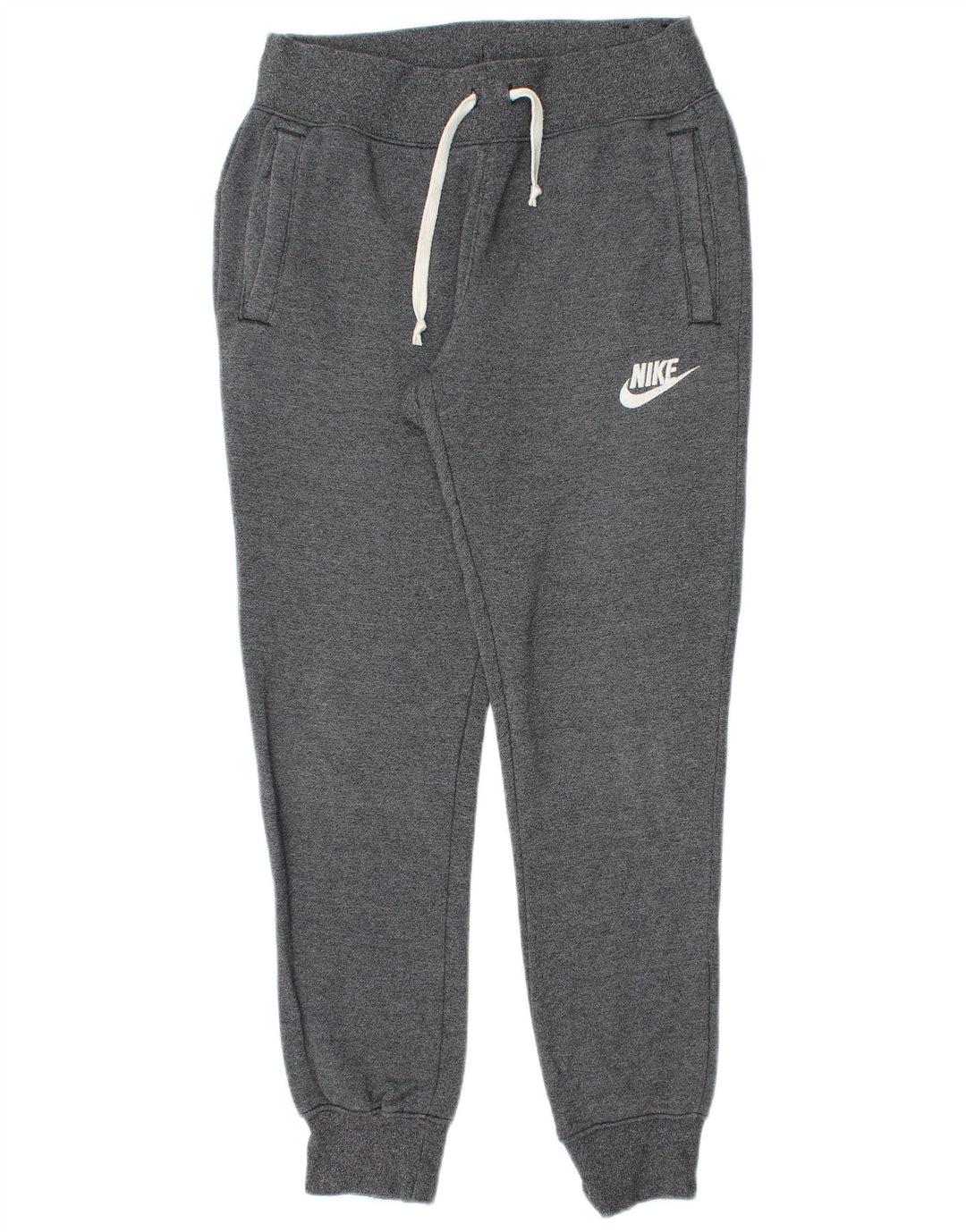 Nike Mens Tracksuit Trousers Joggers Small Grey Cotton