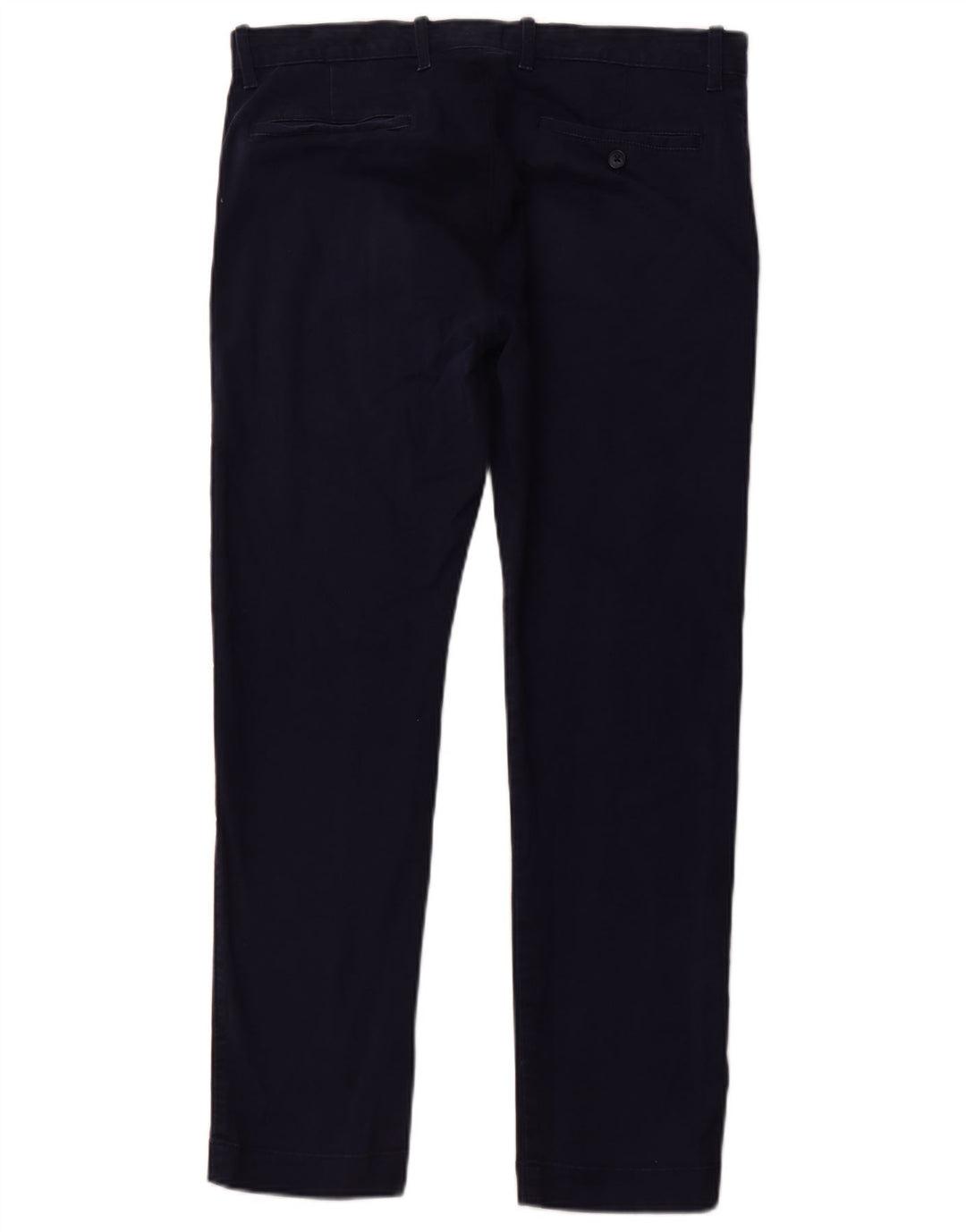 J. Crew Mens Slim Fit Chino Trousers W32 L30 Navy Blue Cotton