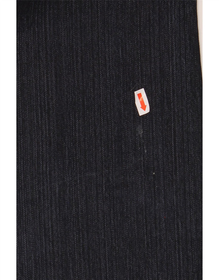 CALVIN KLEIN Womens Flared Jeans US 10 Medium W32 L30 Navy Blue Cotton