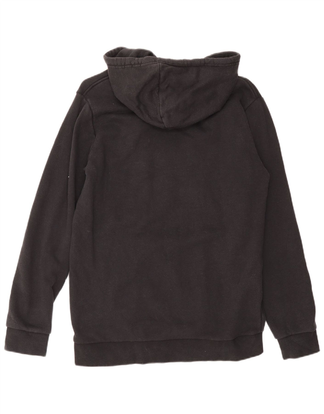 Adidas Mens Graphic Hoodie Jumper Medium Black Cotton