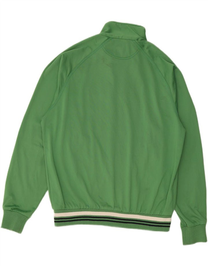 CHAMPION Mens Tracksuit Top Jacket Large Green Polyester