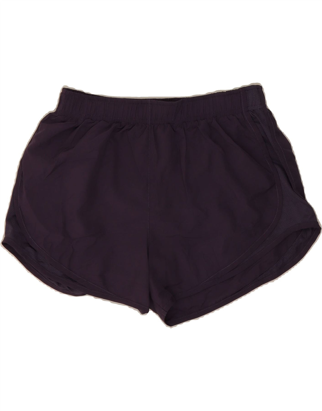 NIKE Womens Dri Fit Sport Shorts UK 14 Medium  Navy Blue Polyester Vintage Nike and Second-Hand Nike from Messina Hembry 