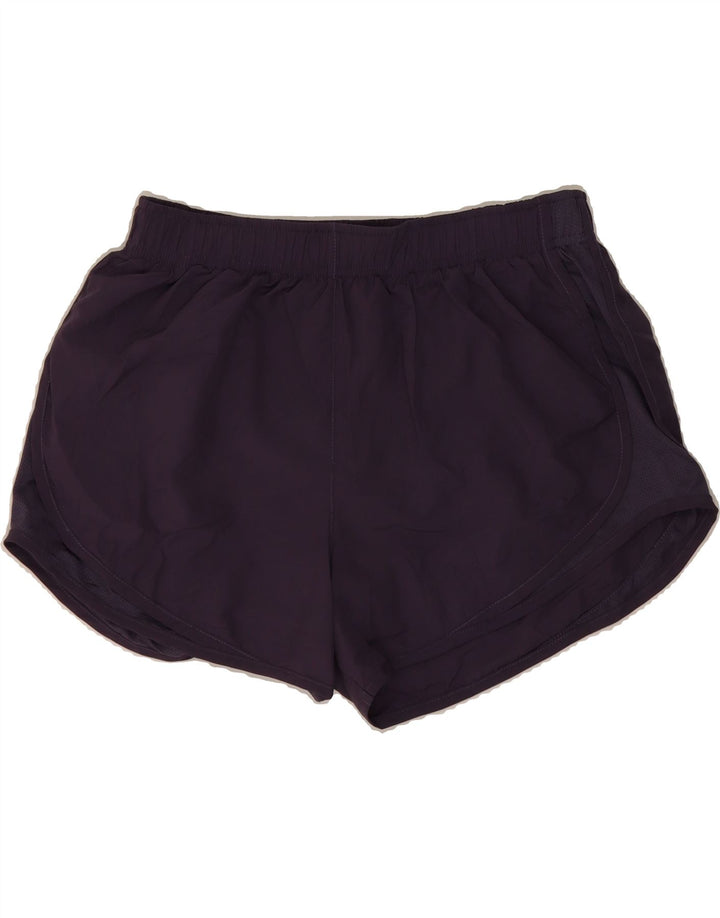 NIKE Womens Dri Fit Sport Shorts UK 14 Medium  Navy Blue Polyester Vintage Nike and Second-Hand Nike from Messina Hembry 
