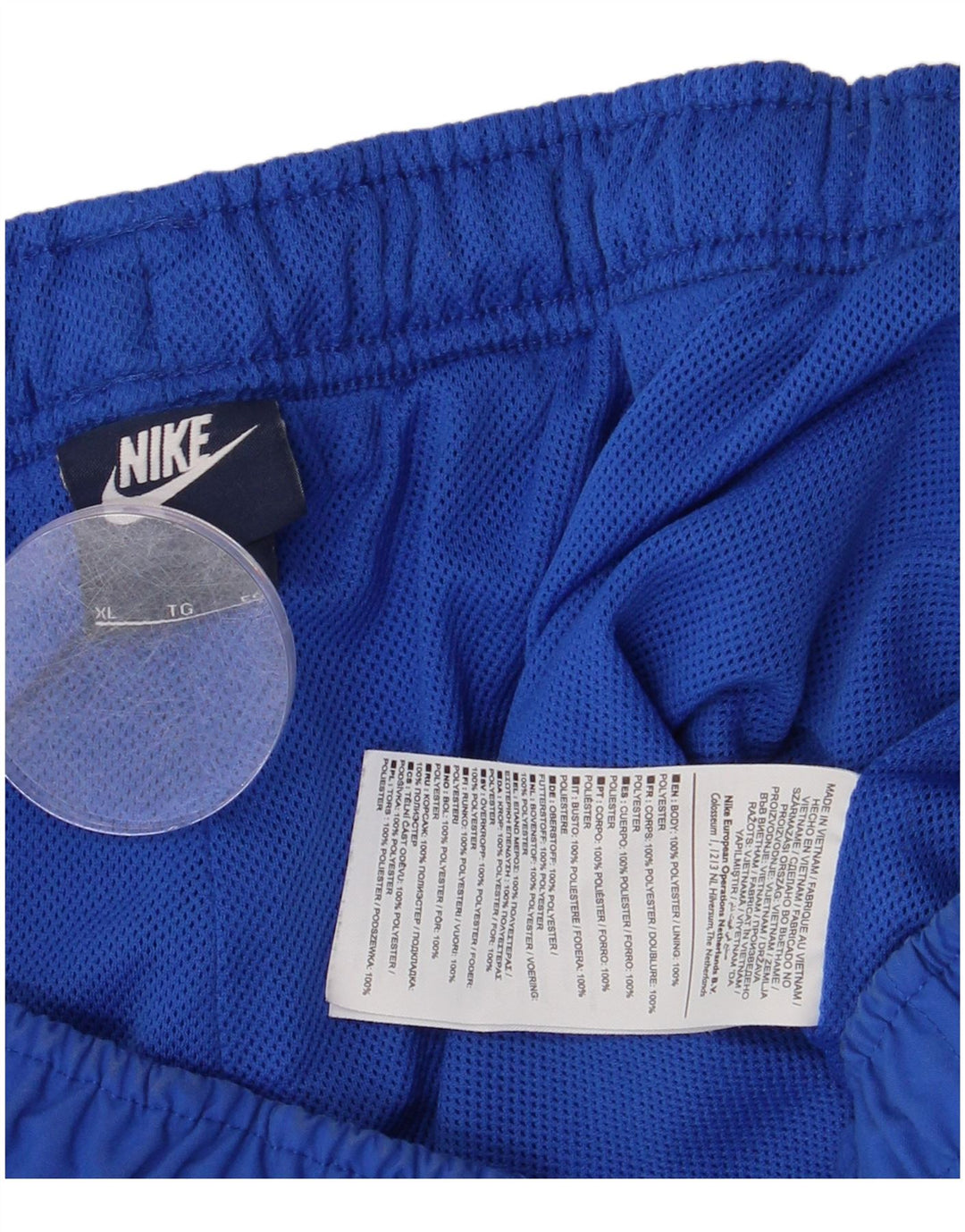 Nike Mens Graphic Sport Shorts XL  Blue Polyester
