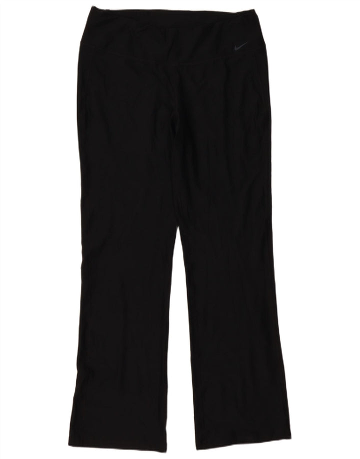 Nike Womens Dri Fit Leggings UK 18 XL  Black Polyester