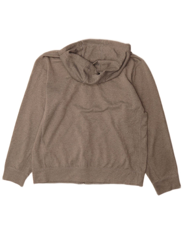 Nike Mens Therma-Fit Zip Hoodie Sweater Medium Grey Polyester