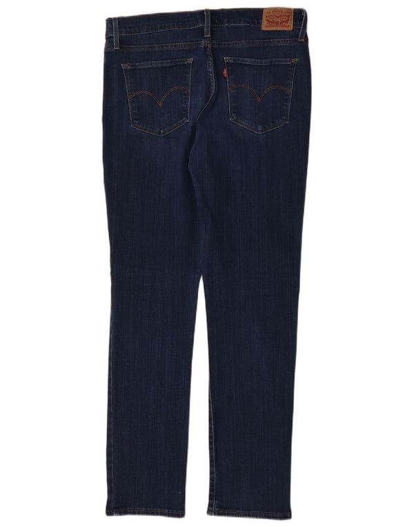 Levi's Womens 312 Shaping Slim Jeans W31 L31 Navy Blue