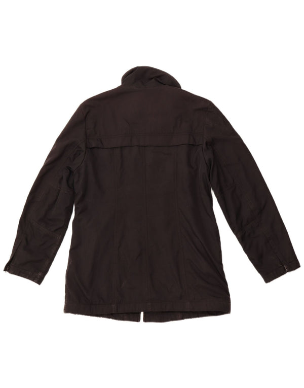 ESPRIT Mens Windbreaker Jacket UK 38 Medium Black Polyester