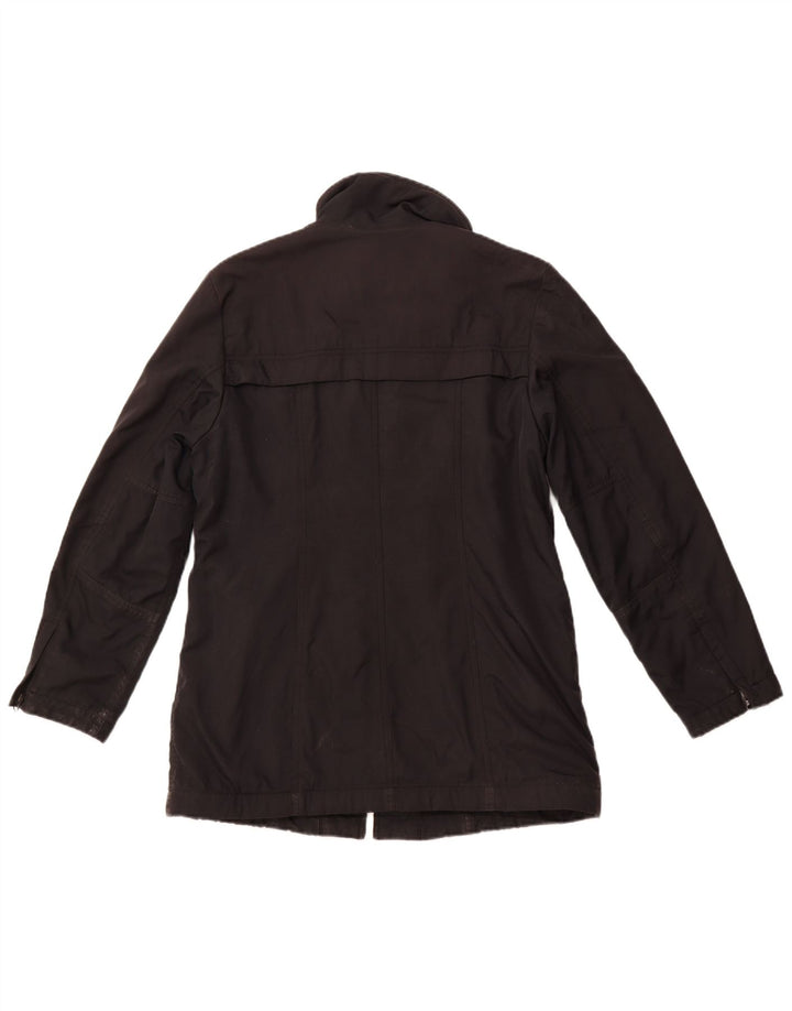 ESPRIT Mens Windbreaker Jacket UK 38 Medium Black Polyester