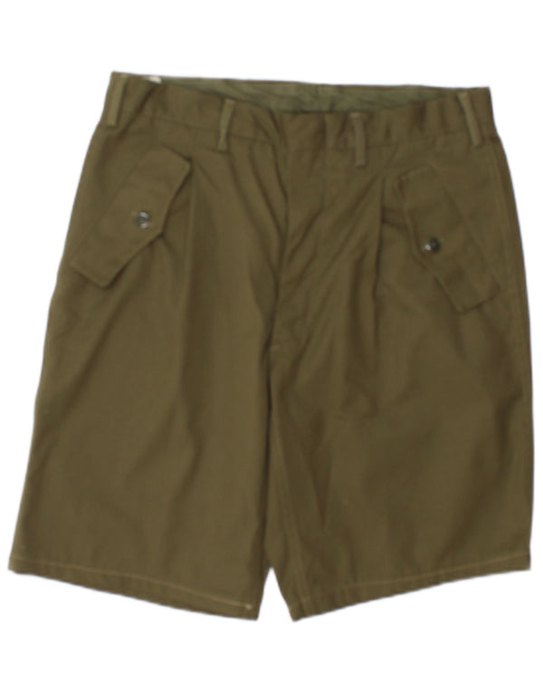 Vintage Mens Casual Shorts IT 50 Large W36 Khaki