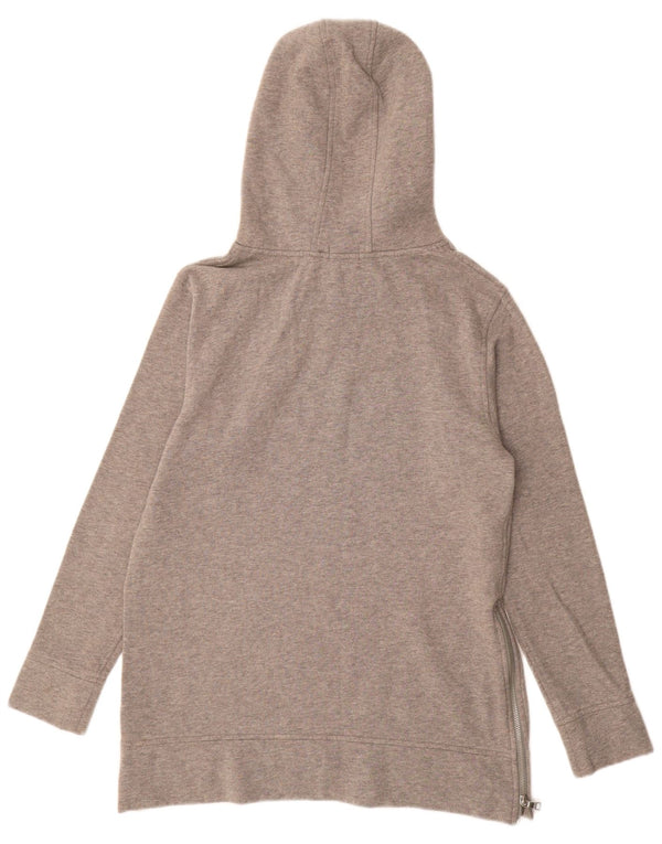 POLO RALPH LAUREN Womens Hoodie Jumper UK 14 Medium Grey Cotton