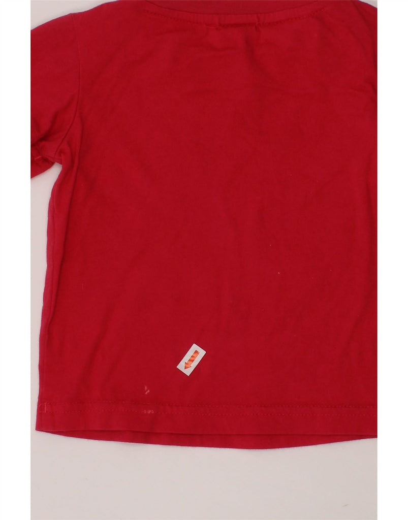 ADIDAS Baby Girls T-Shirt Top 3-6 Months Red Cotton Vintage Adidas and Second-Hand Adidas from Messina Hembry 