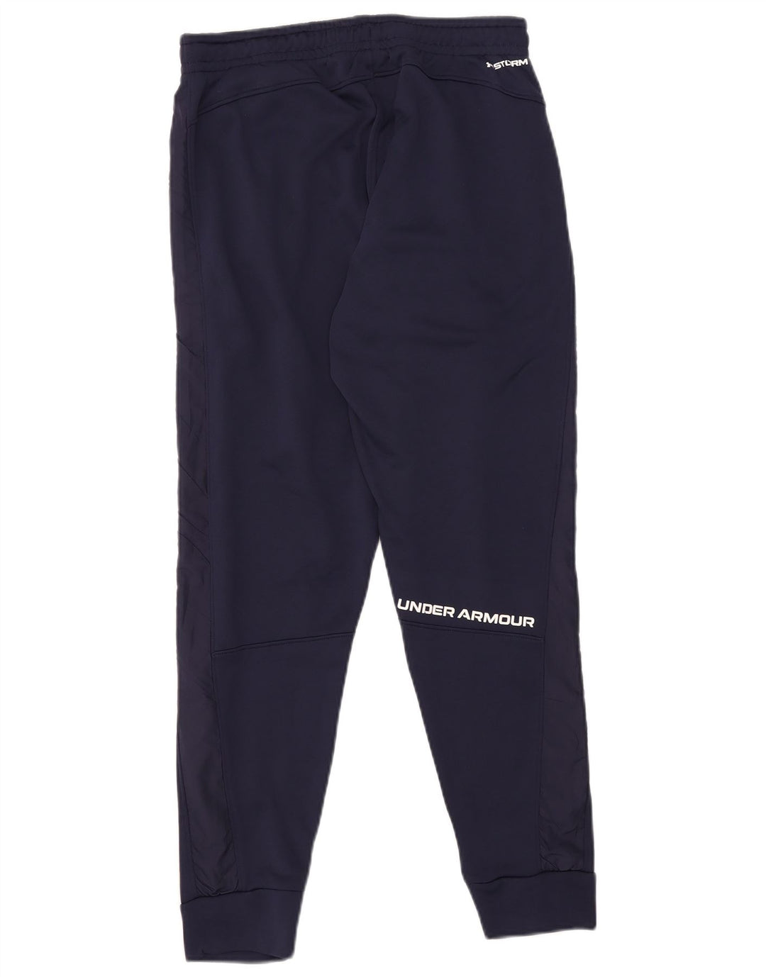 Under Armour Mens Graphic Tracksuit Trousers Joggers Medium Navy Blue