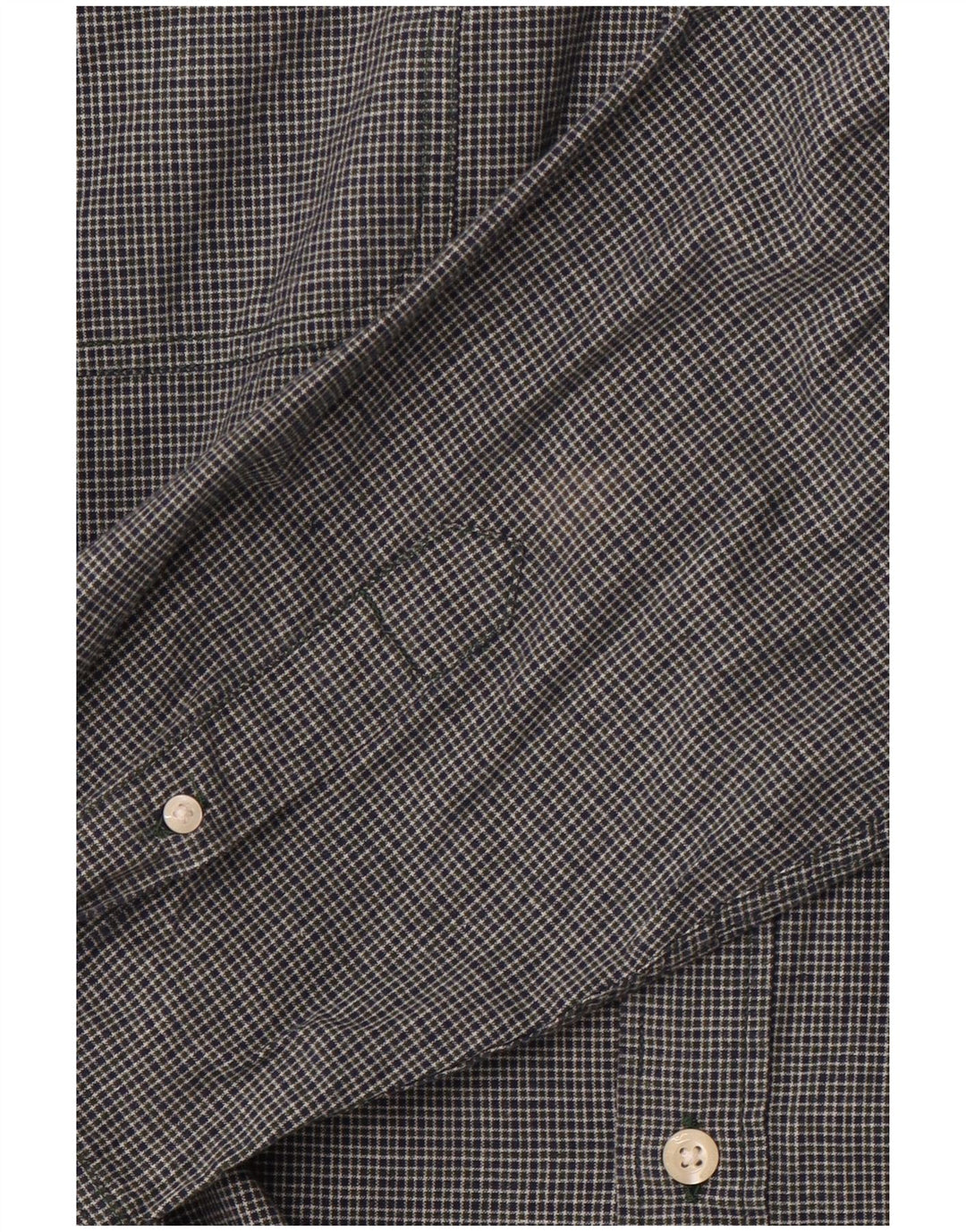 LEVI'S Mens Slim Fit Shirt Large Navy Blue Check Cotton