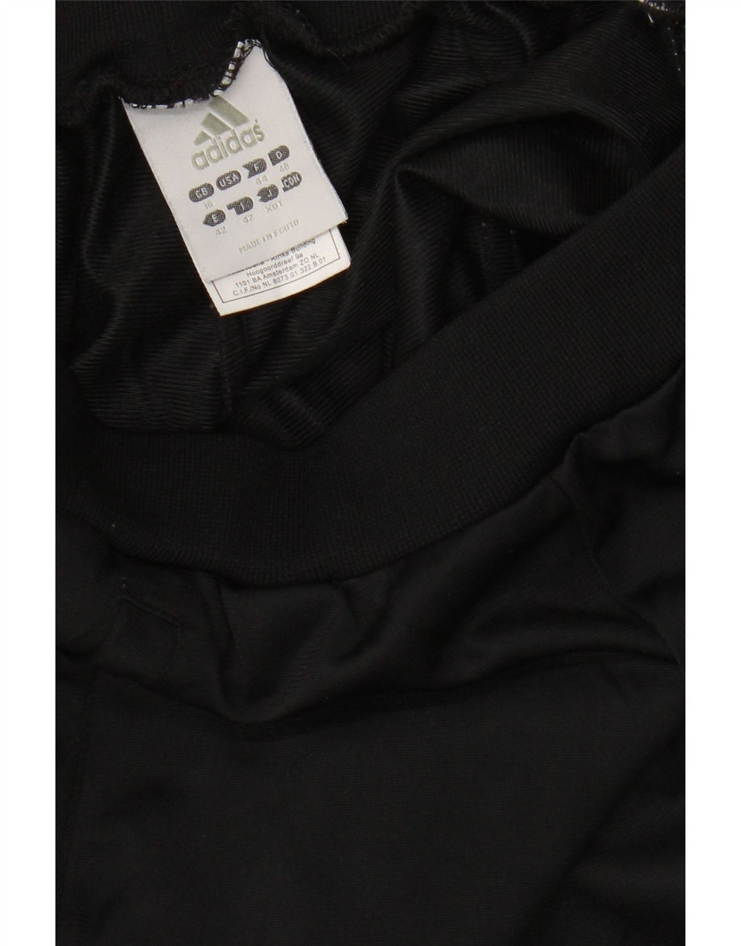 ADIDAS Womens Tracksuit Trousers Joggers UK 16 Large  Black Polyester