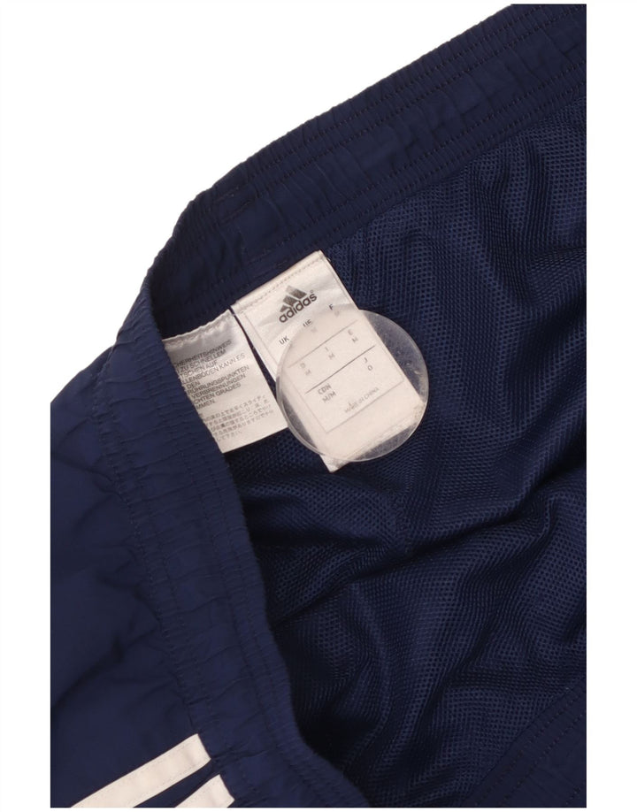 Adidas Mens Tracksuit Trousers Joggers Medium  Navy Blue Polyester