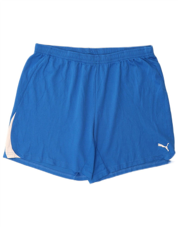 PUMA Mens Sport Shorts XL Blue Colourblock