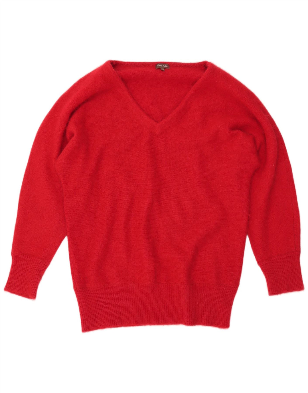 PHASE EIGHT Womens V-Neck Jumper Sweater UK 12 Medium  Red Nylon