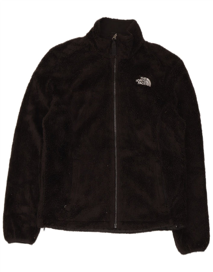 The North Face Womens Fleece Jacket UK 10 Small Black Polyester