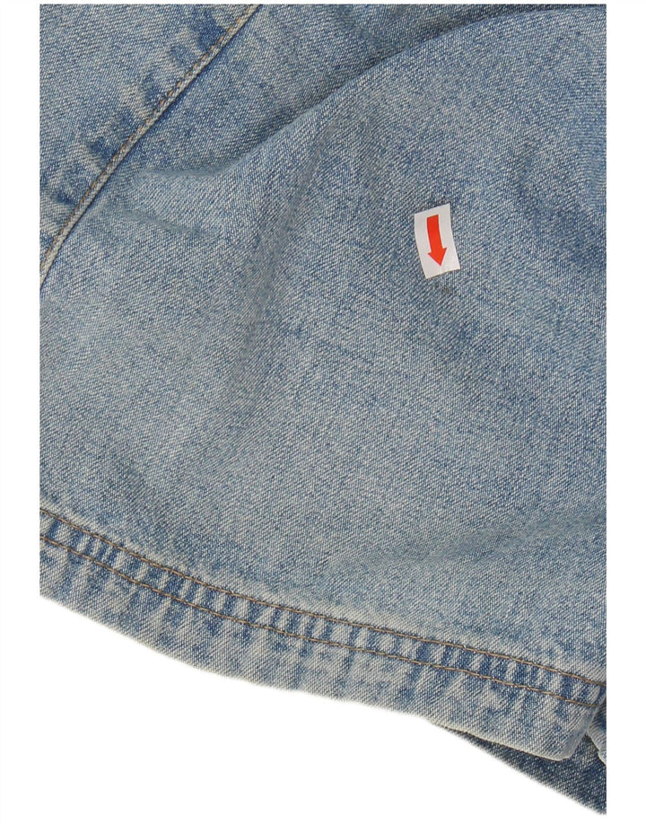 VINTAGE Womens Denim Shorts IT 42 Medium W30 Blue Cotton