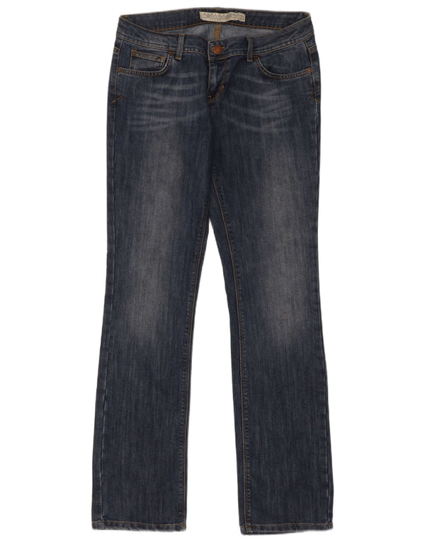 Zara Womens Bootcut Jeans EU 42 Large W32 L32 Navy Blue Cotton