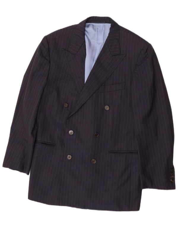 Ermenegildo Zegna Mens Blazer Jacket IT 48 Medium Navy Blue Classic