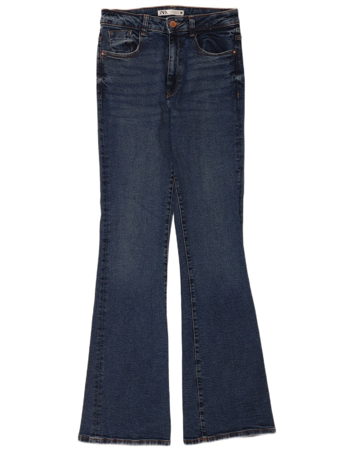 Zara Womens Flared Jeans EU 40 Medium W30 L34 Blue