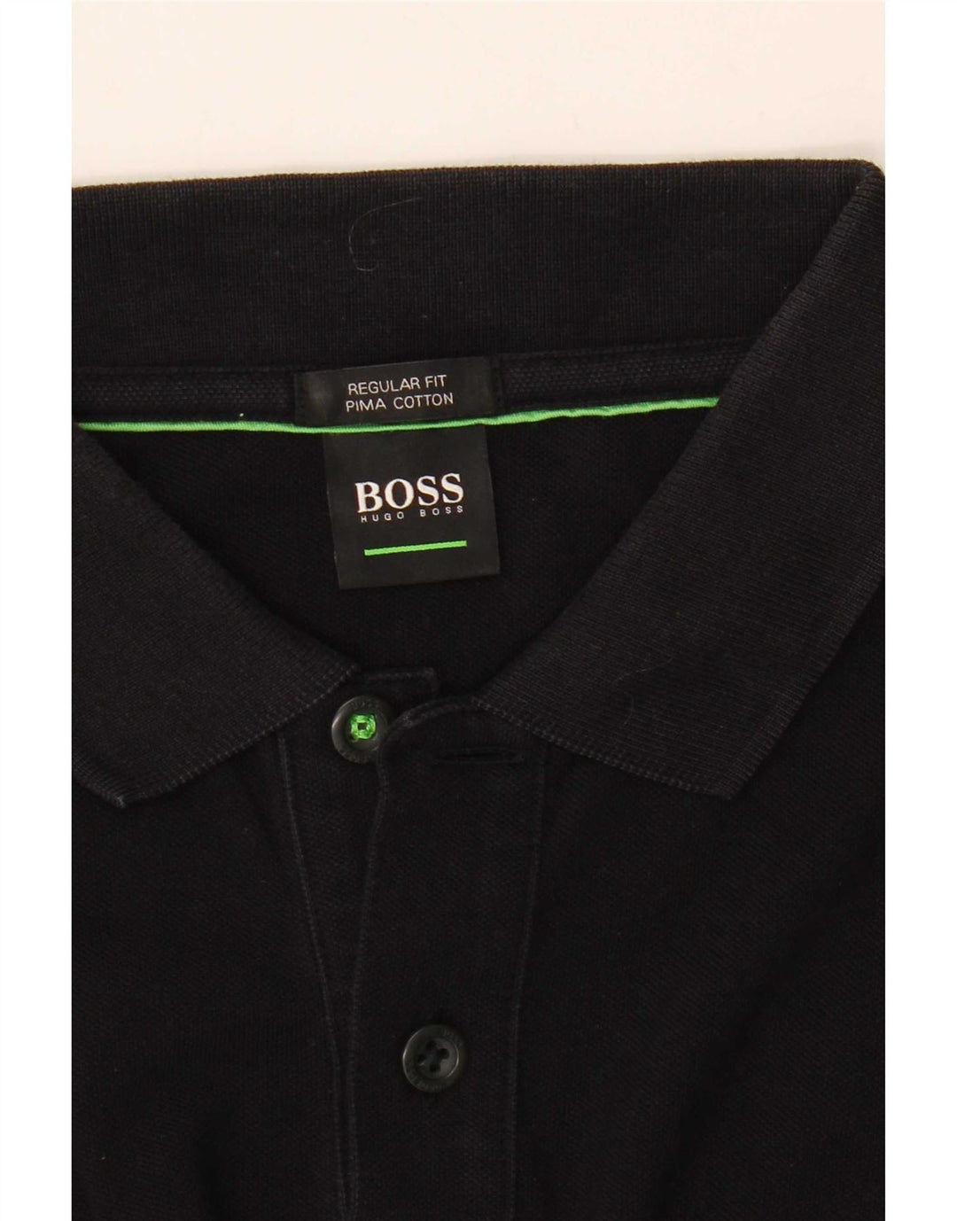 Hugo Boss Mens Regular Fit Polo Shirt Medium Black