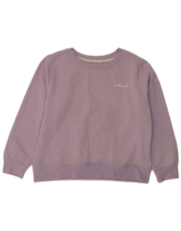 Saltrock Womens Sweatshirt Jumper UK 18 XL Purple Cotton