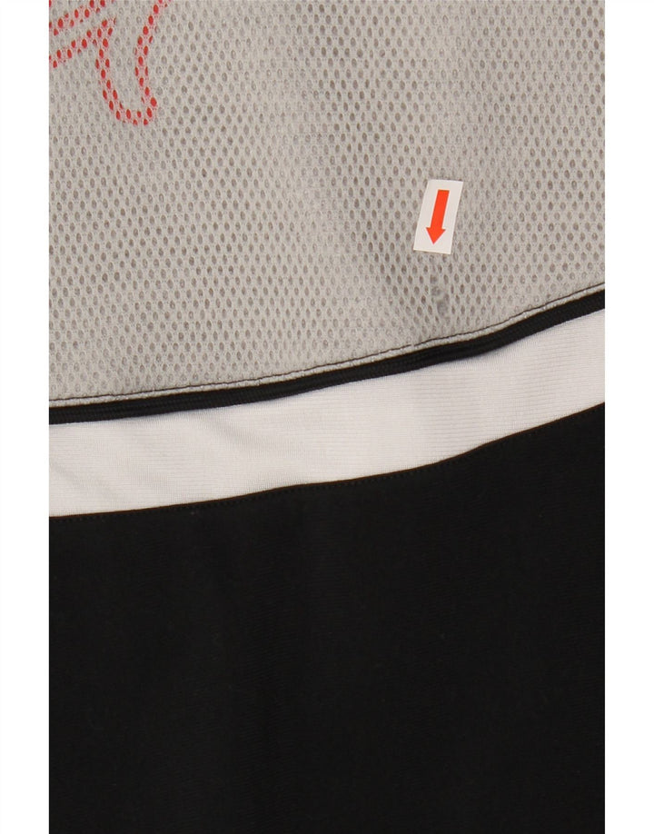 LOTTO Mens Graphic Tracksuit Top Jacket 2XL Grey Colourblock Polyester