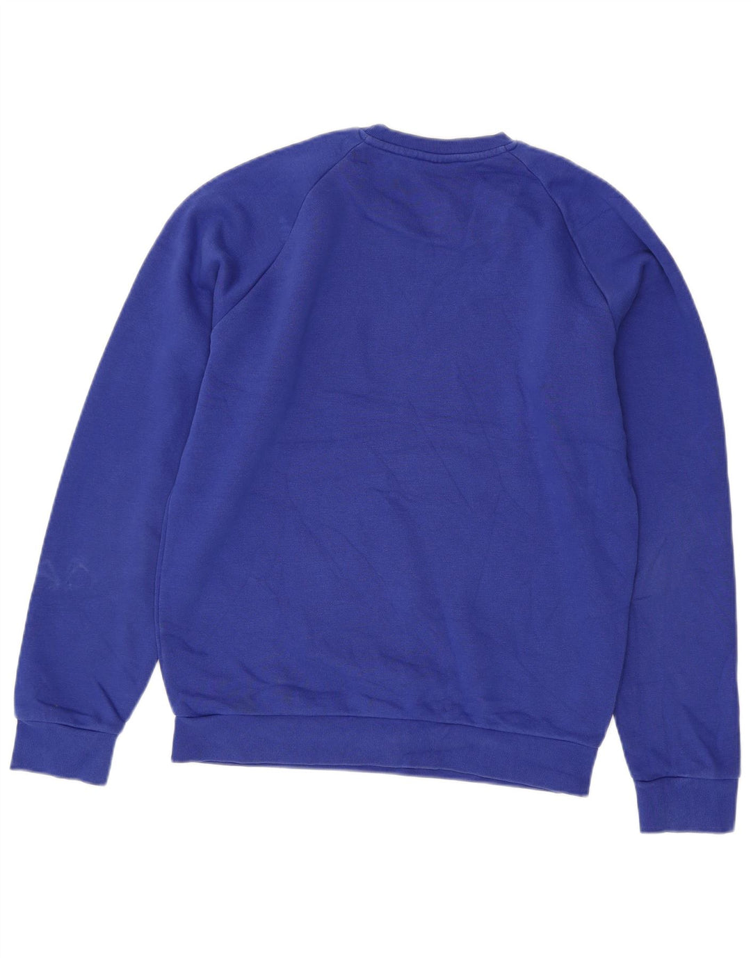 Adidas Mens Sweatshirt Jumper Small Blue Cotton