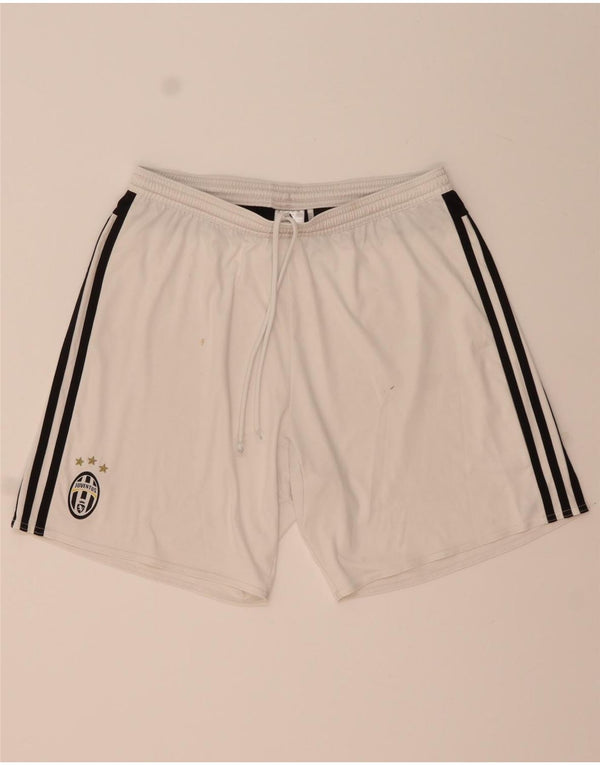 Adidas Mens Juventus Sport Shorts Large  White Colourblock Polyester