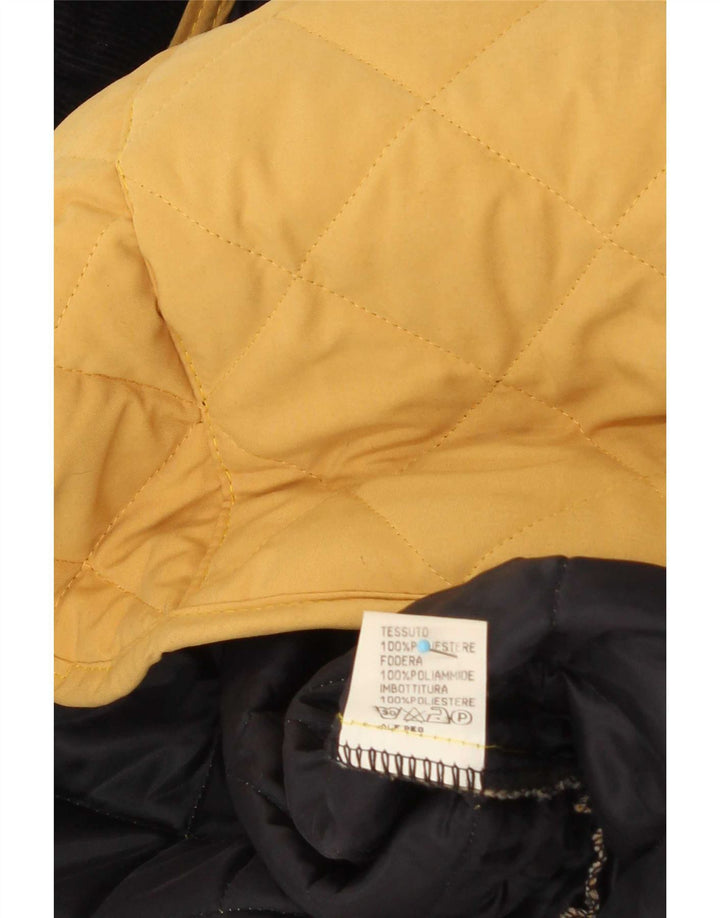 Wilkes&Akerman Mens Quilted Jacket UK 38 Medium Yellow Polyester