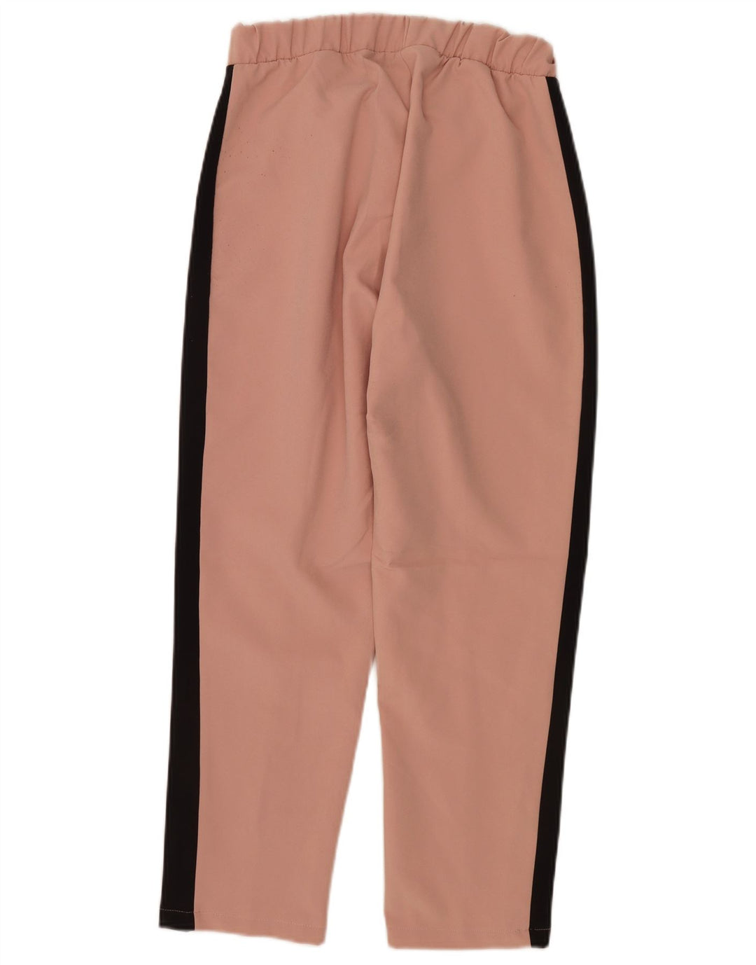 ZARA Womens Straight Chino Trousers Small W26 L25 Pink Colourblock