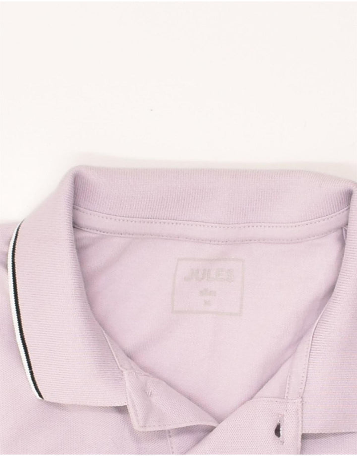JULES Mens Polo Shirt Medium Pink Cotton | Vintage Jules | Thrift | Second-Hand Jules | Used Clothing | Messina Hembry 