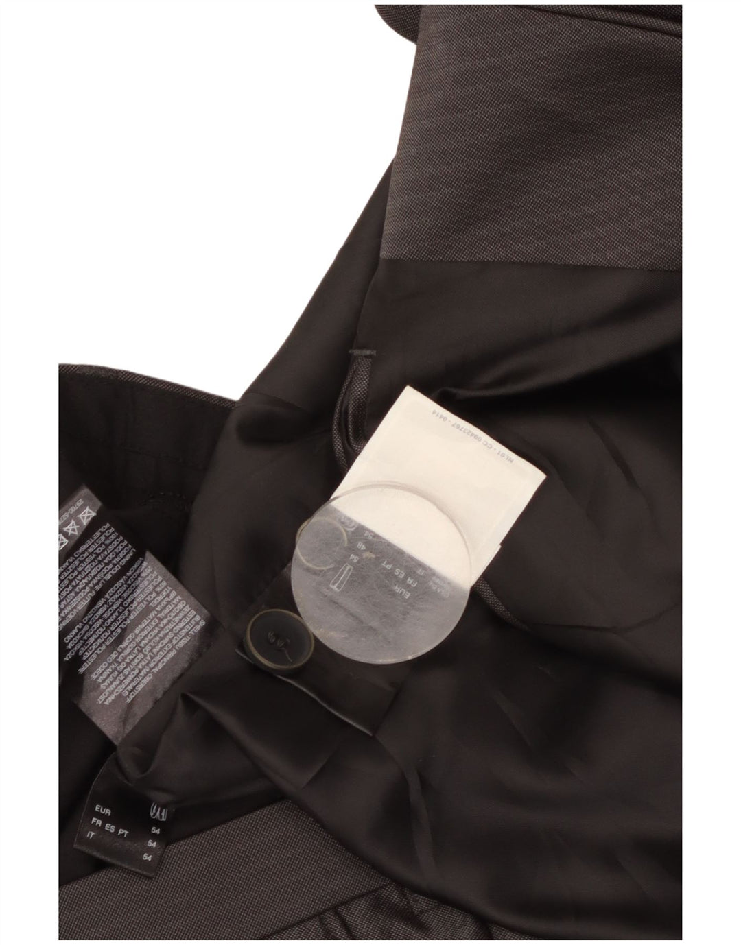 Angelo Litrico Mens 3 Piece Suit EU 54 2XL W38 L30 Grey Pinstripe Classic