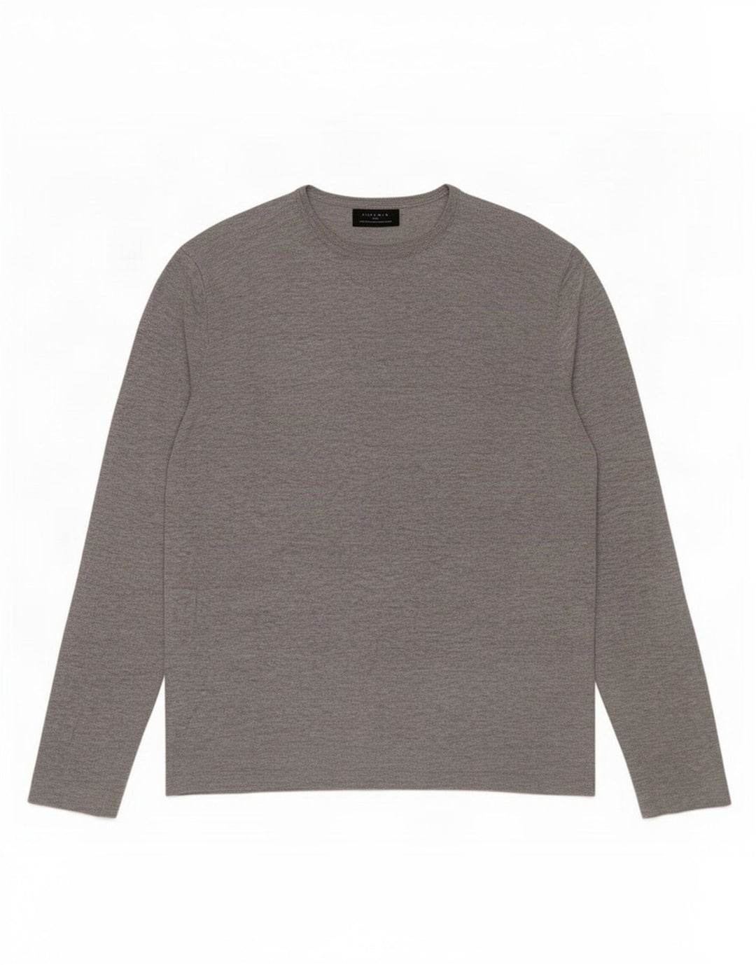 Zara Mens Top Long Sleeve Medium Grey