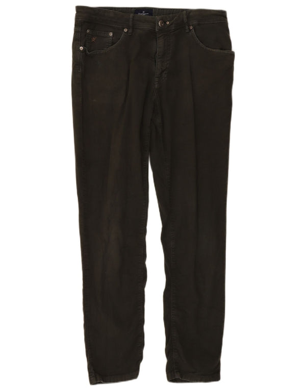 Hackett Mens Slim Casual Trousers W34 L30 Khaki Cotton