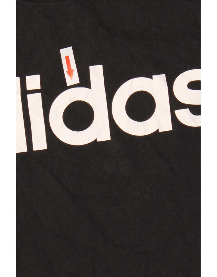 Adidas Womens Graphic Vest Top UK 8 Small Black