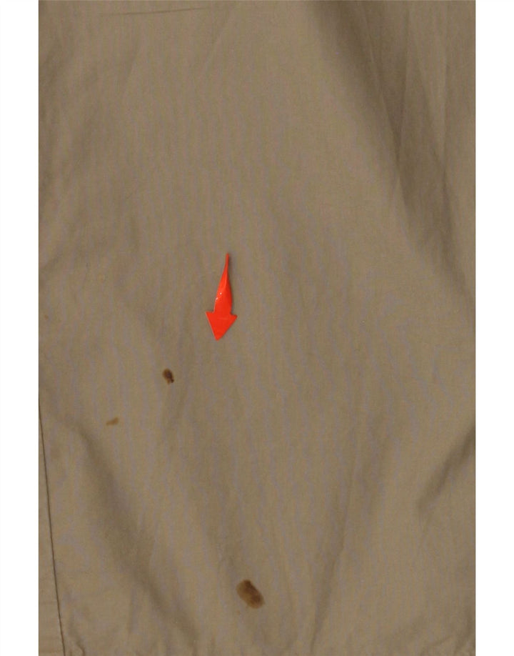 BENETTON Mens Straight Cargo Trousers IT 52 XL W38 L34 Khaki Cotton