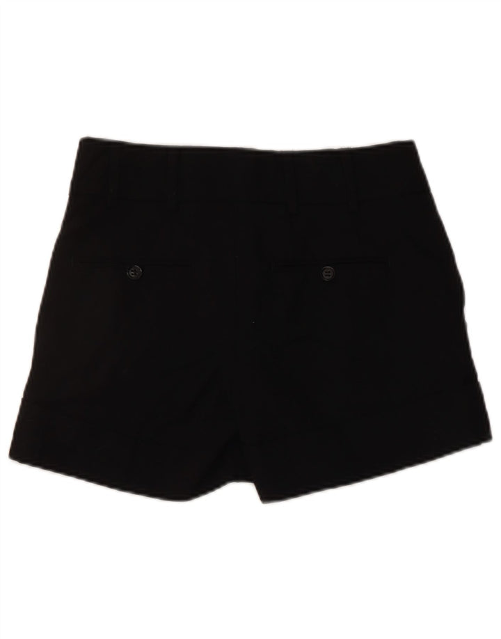 ZARA Womens Casual Shorts XS W26 Black Polyester