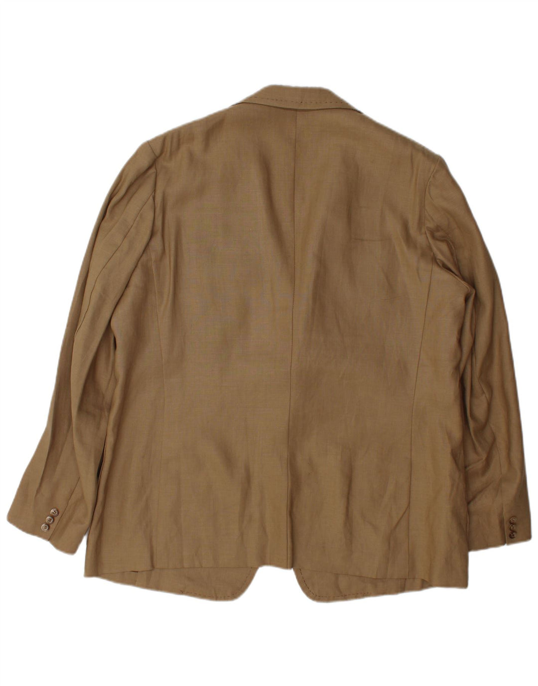 Vintage Mens 3 Button Blazer Jacket UK 38 Medium Beige